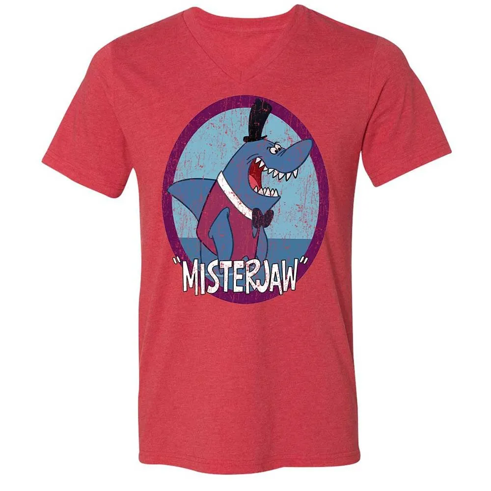 Unisex V-Neck T-Shirt - VVUW8M8W - Heather Red - 7