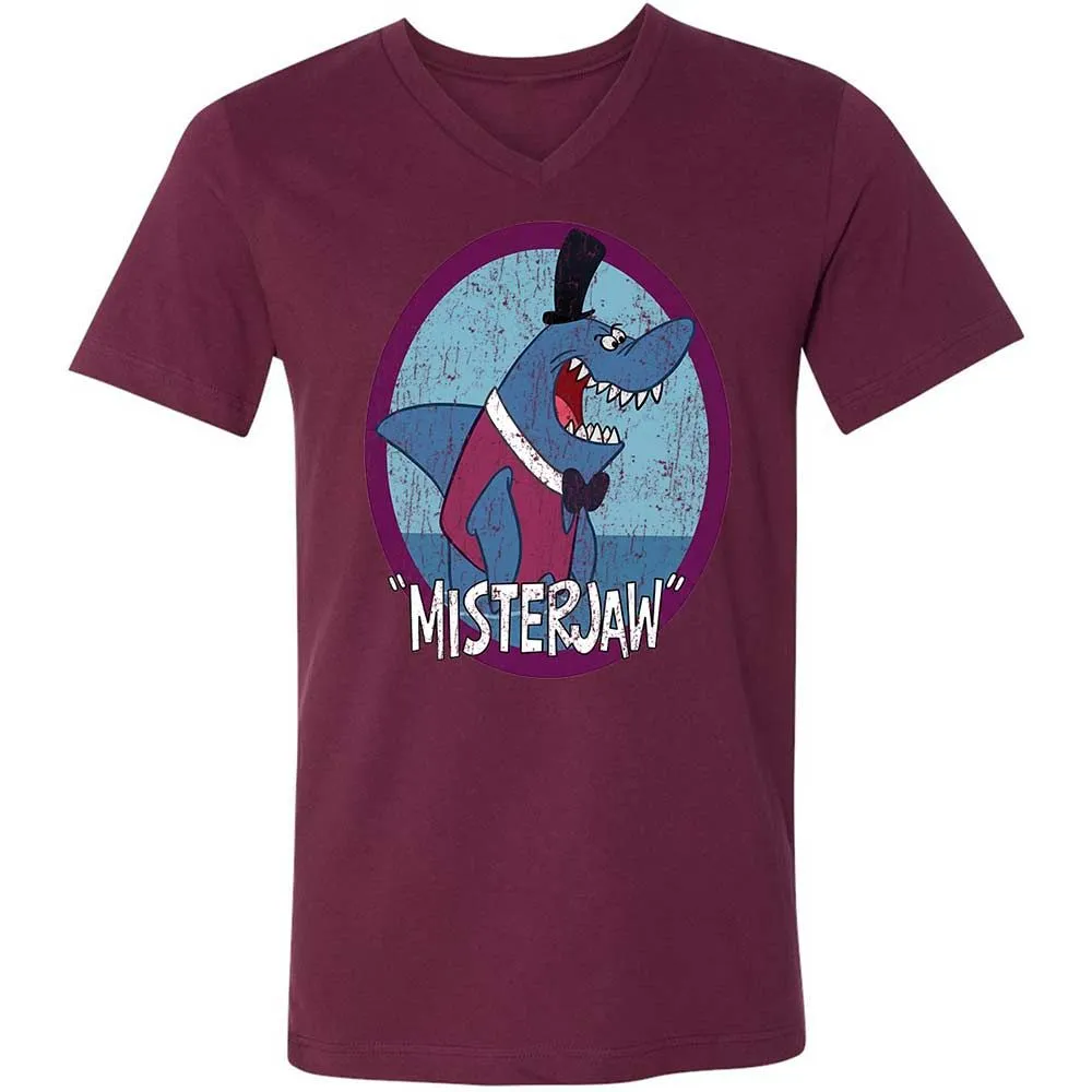 Unisex V-Neck T-Shirt - VVUW8M8W - Maroon - 8