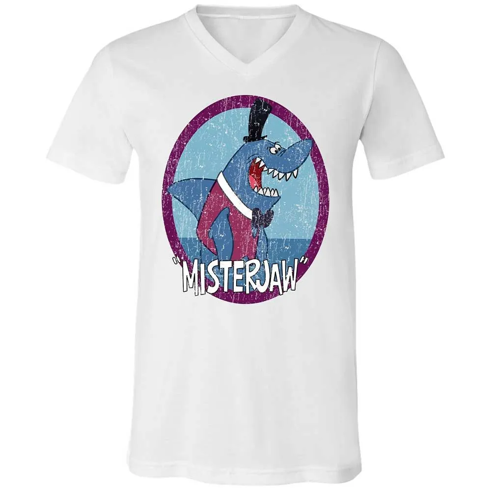 Unisex V-Neck T-Shirt - VVUW8M8W - White - 16
