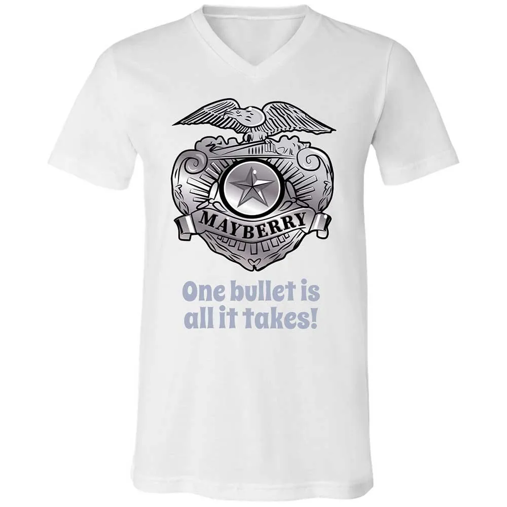 Unisex V-Neck T-Shirt - S3N4JZDA - White - 16