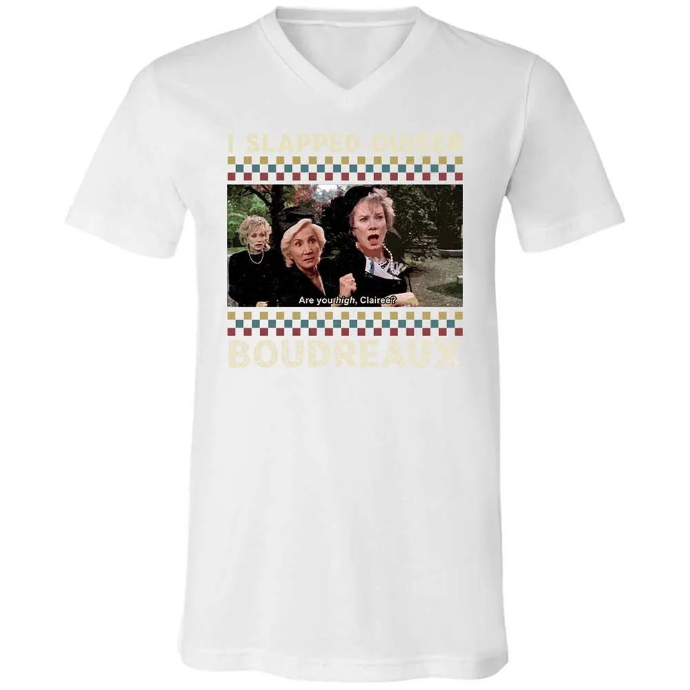 Unisex V-Neck T-Shirt - SJ52SQH4 - White - 16