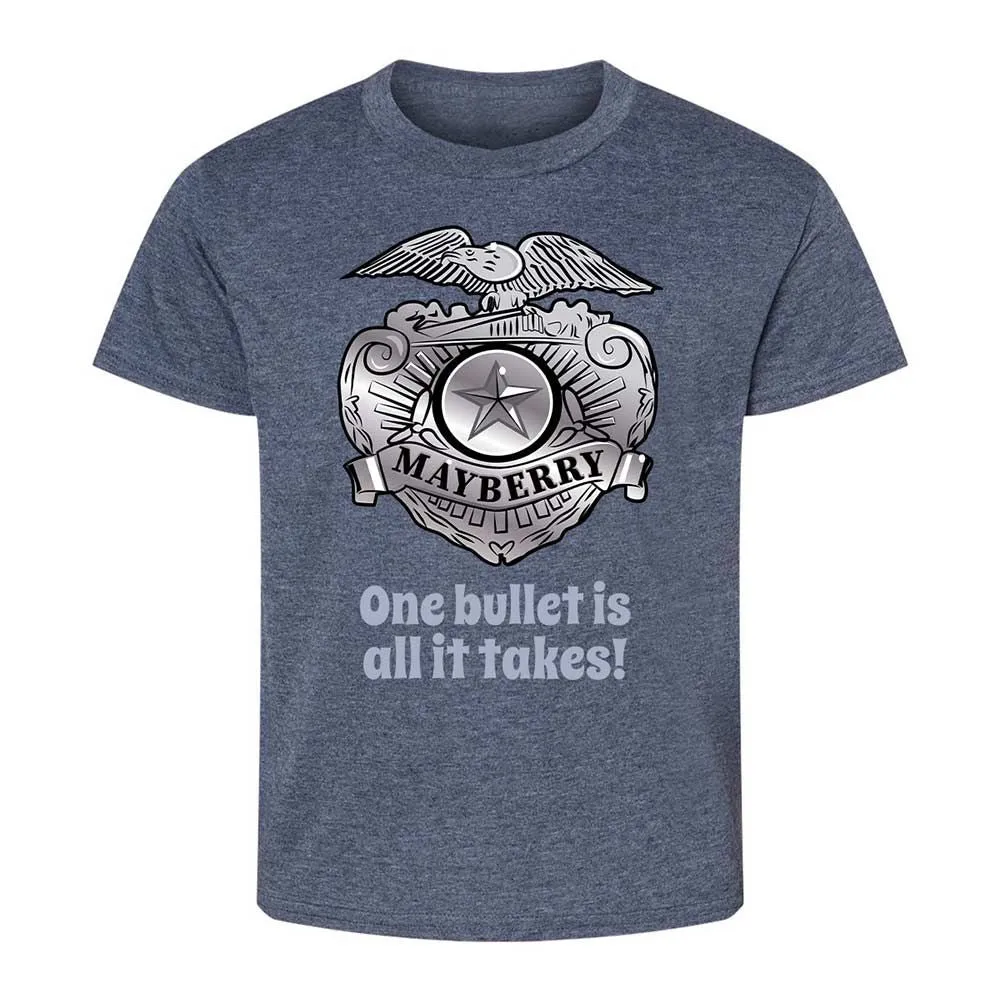 Kids T-Shirt - 9F7SHD1X - Heather Navy - 9