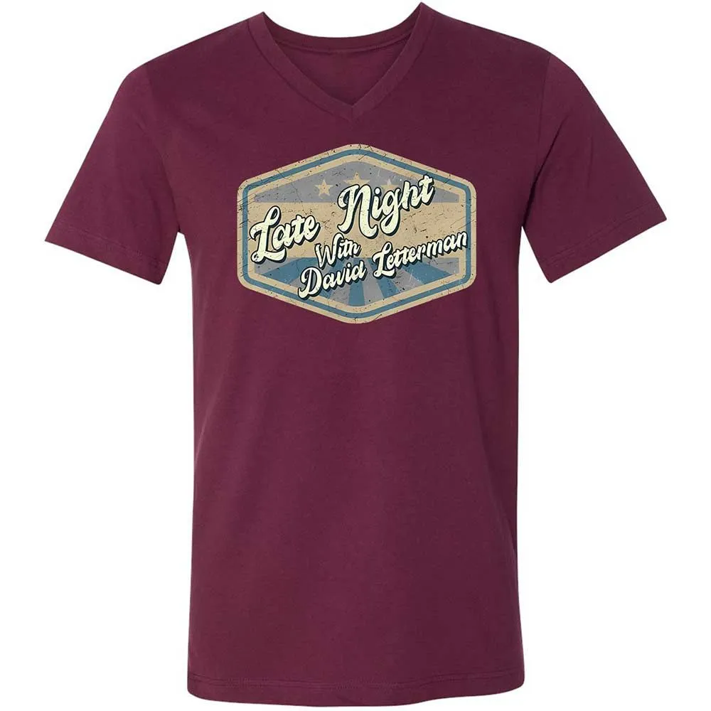 Late Night with David Letterman - Maroon - 8