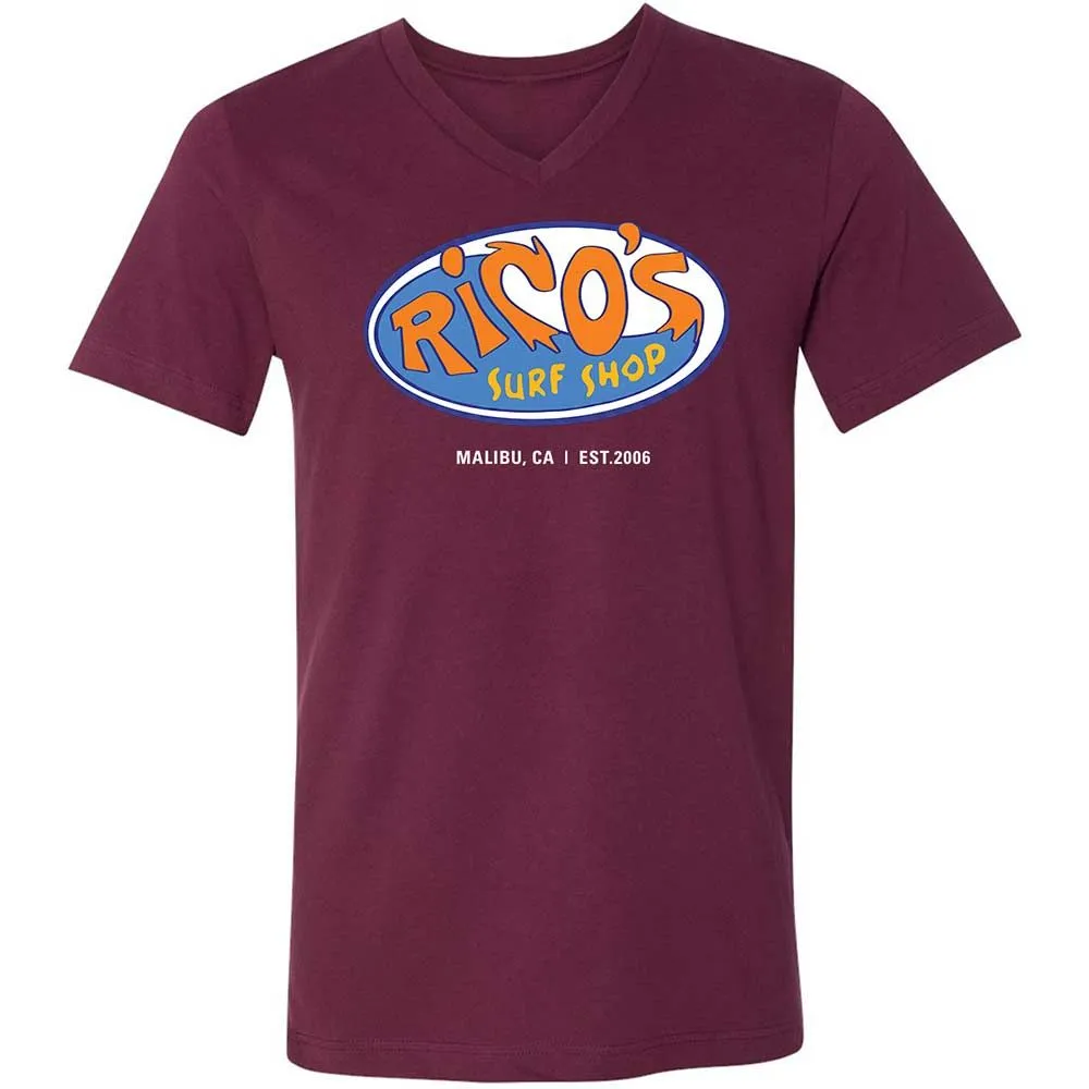 Rico's Surf Shop - Maroon - 8