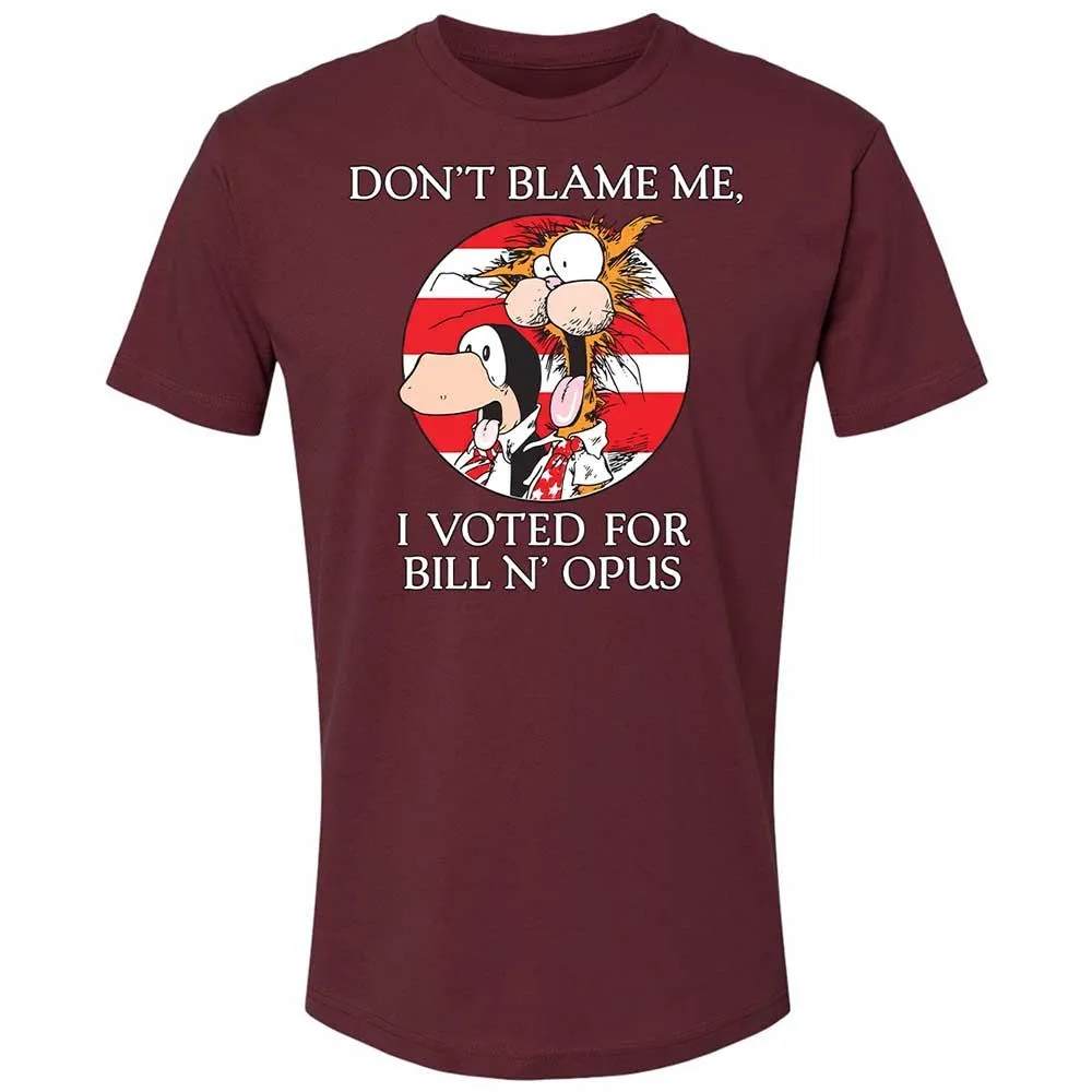 Don't Blame Me - Maroon - 10
