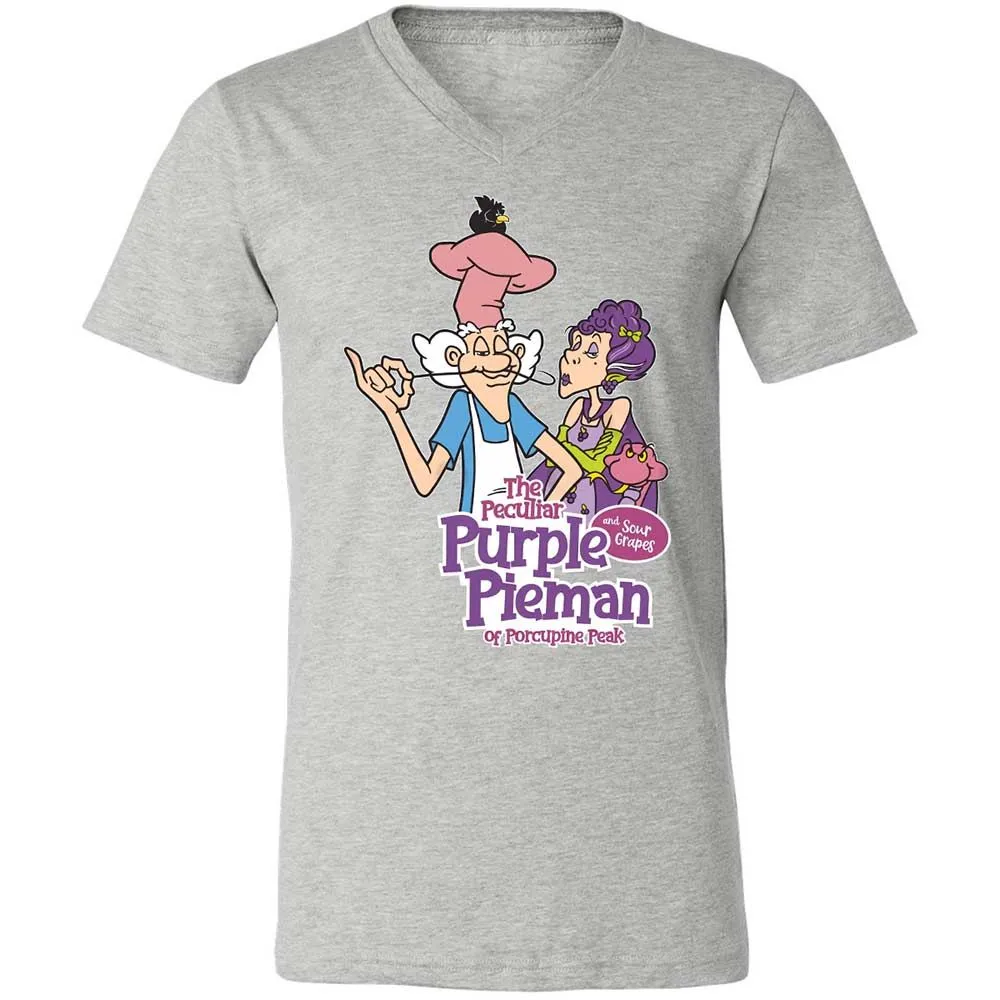 The Peculiar Purple Pie Man - Athletic Heather - 15