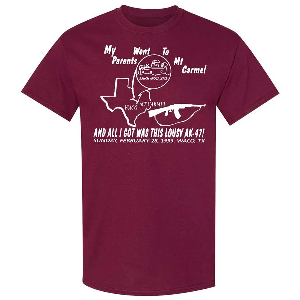 Classic Unisex T-Shirt - 1P2TVSZY - Maroon - 8