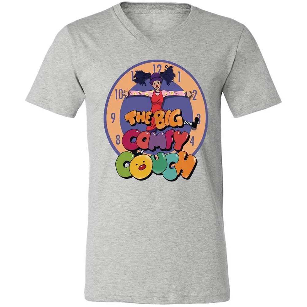 Unisex V-Neck T-Shirt - ZJXEPVL1 - Athletic Heather - 15