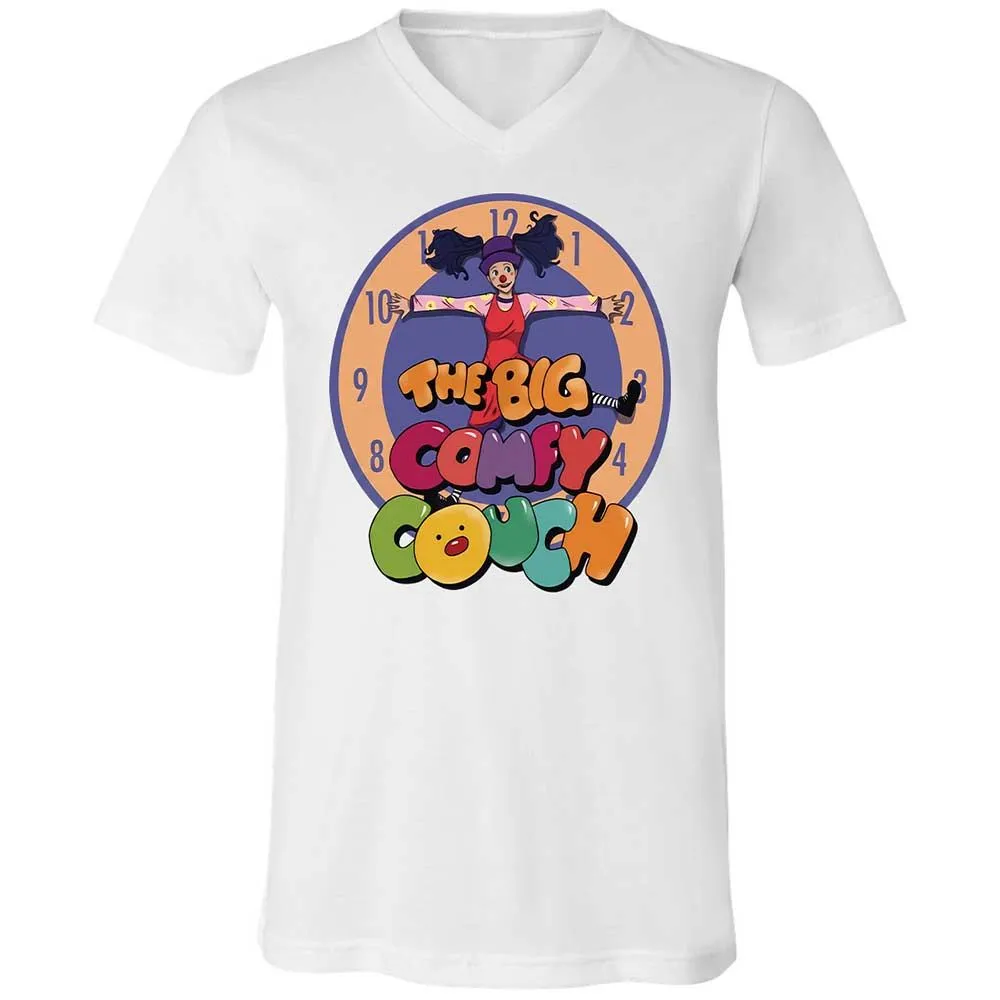 Unisex V-Neck T-Shirt - ZJXEPVL1 - White - 16