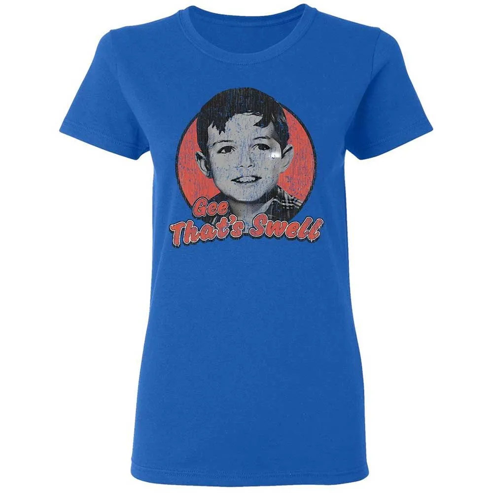 Women's T-Shirt - 21T1ZXQB - Royal - 10