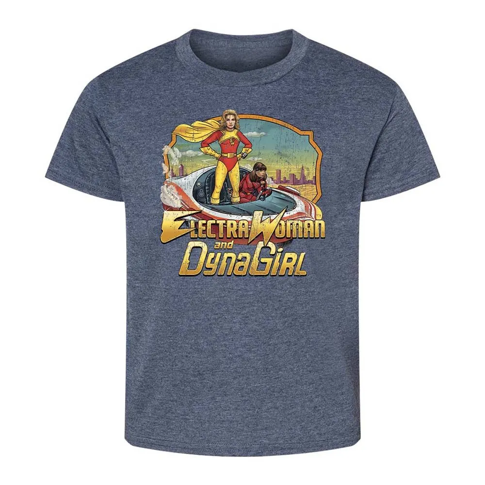 Kids T-Shirt - ADVFLRJN - Heather Navy - 9