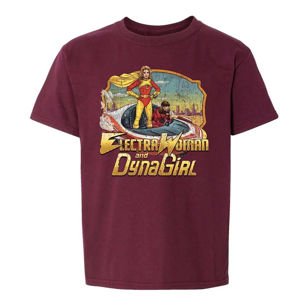 Kids T-Shirt - ADVFLRJN - Maroon - 14