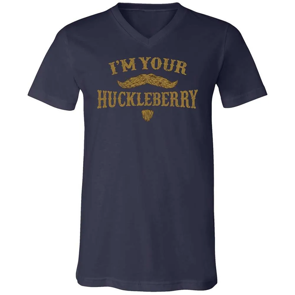 Unisex V-Neck T-Shirt - DXVD3GU1 - Navy - 2