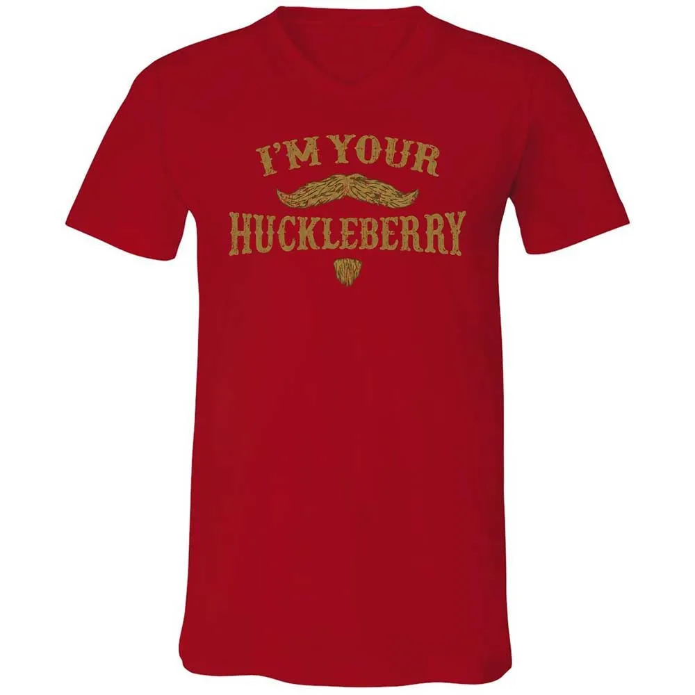 Unisex V-Neck T-Shirt - DXVD3GU1 - Red - 6