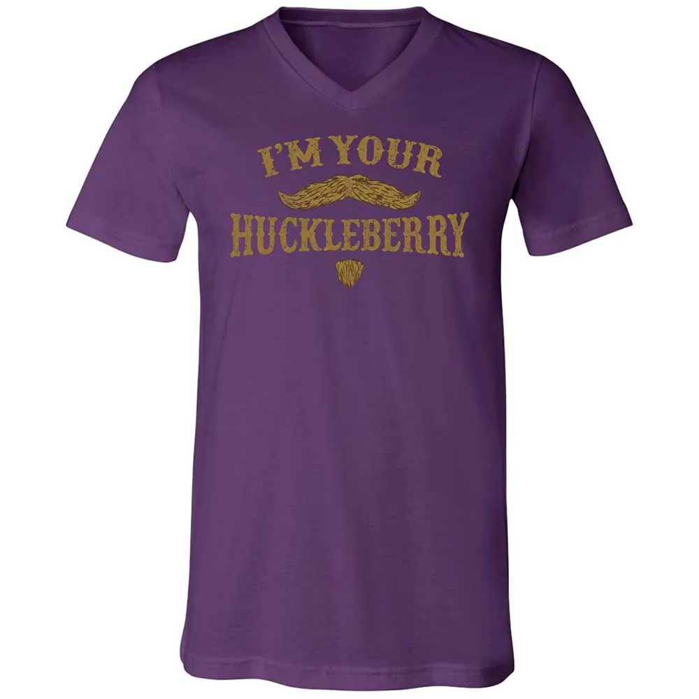 Unisex V-Neck T-Shirt - DXVD3GU1 - Team Purple - 10