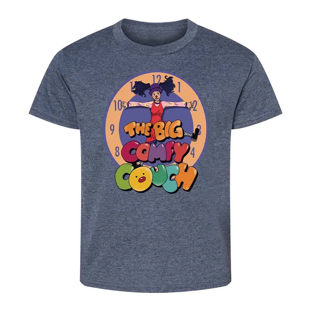 Kids T-Shirt - YP9U4ZDM - Heather Navy - 9