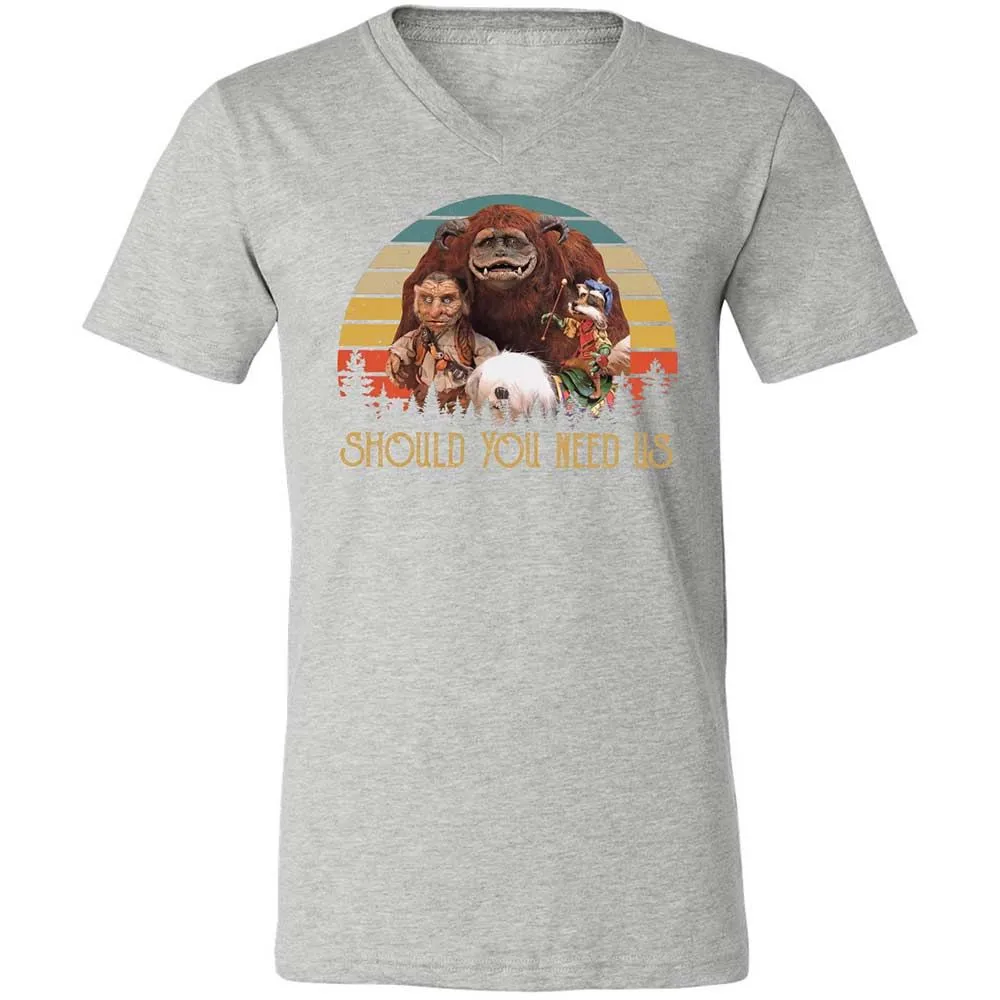 Unisex V-Neck T-Shirt - VUWUT3XR - Athletic Heather - 15