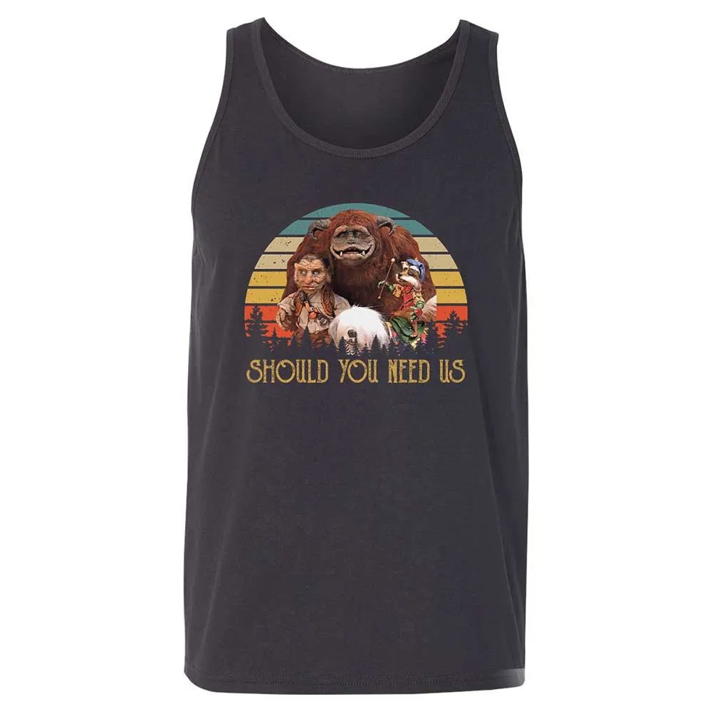 Unisex Jersey Tank - N8RK6QES - Dark Grey - 4