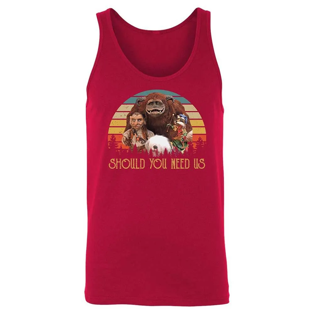 Unisex Jersey Tank - N8RK6QES - Red - 6