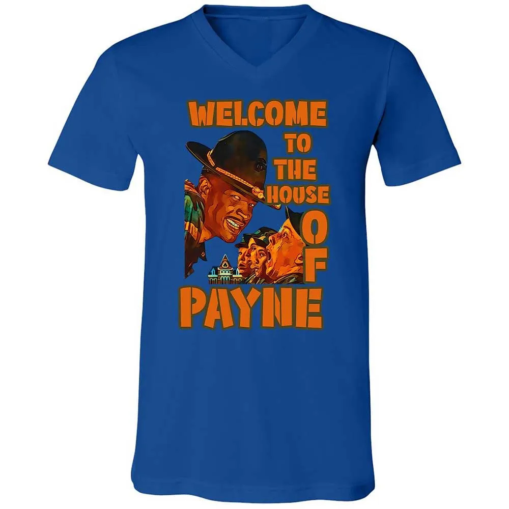 Unisex V-Neck T-Shirt - LNMYTHTS - True Royal - 4