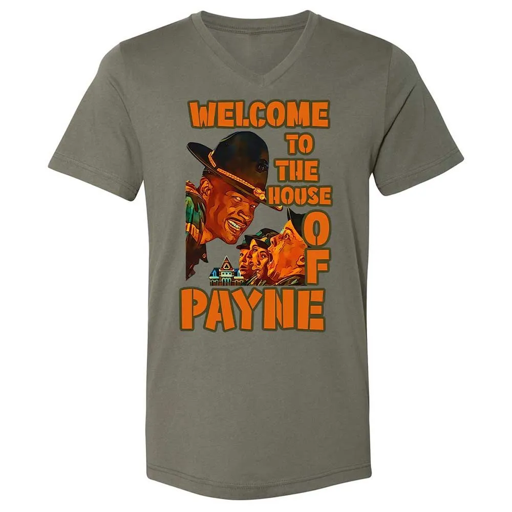 Unisex V-Neck T-Shirt - LNMYTHTS - Military Green - 11
