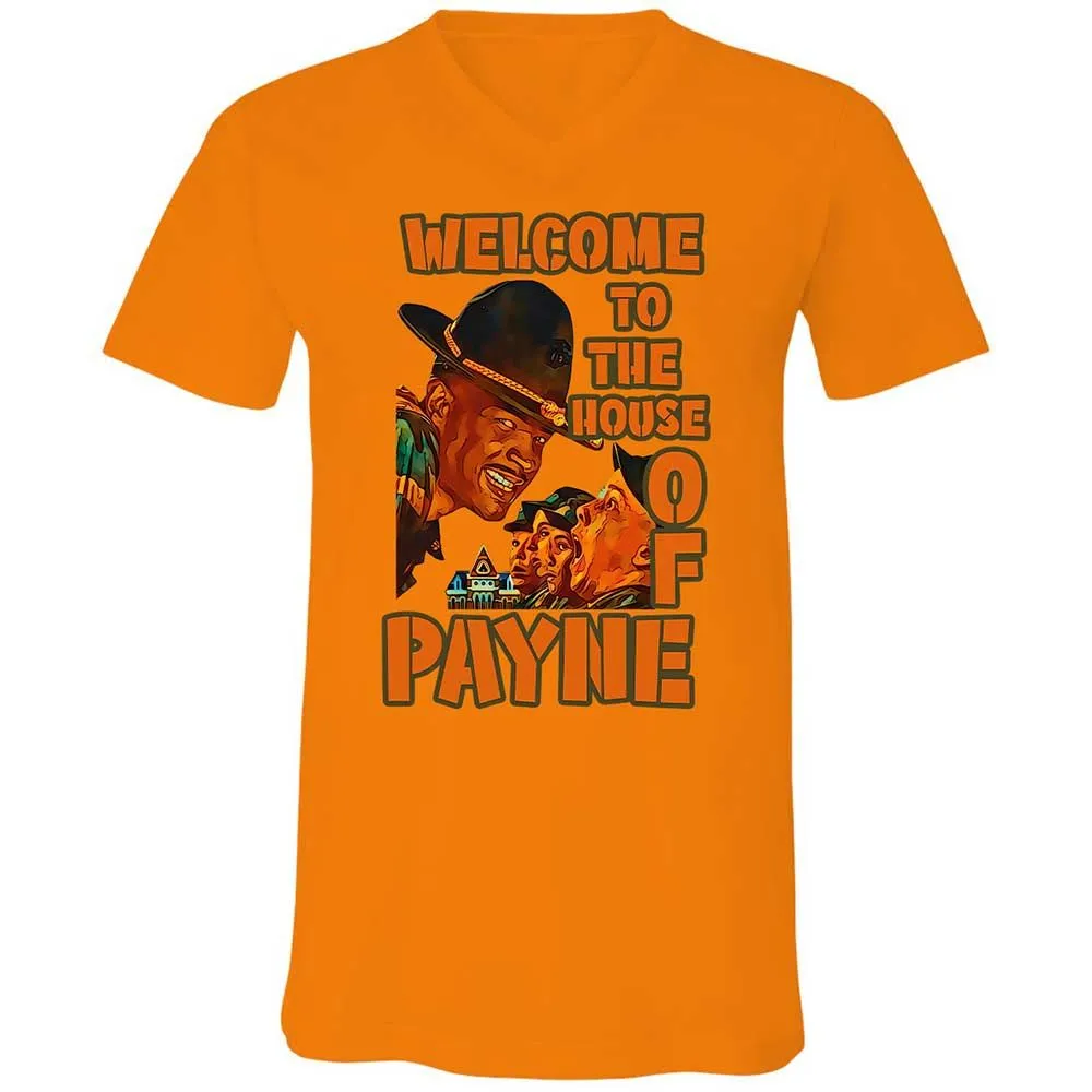 Unisex V-Neck T-Shirt - LNMYTHTS - Orange - 12