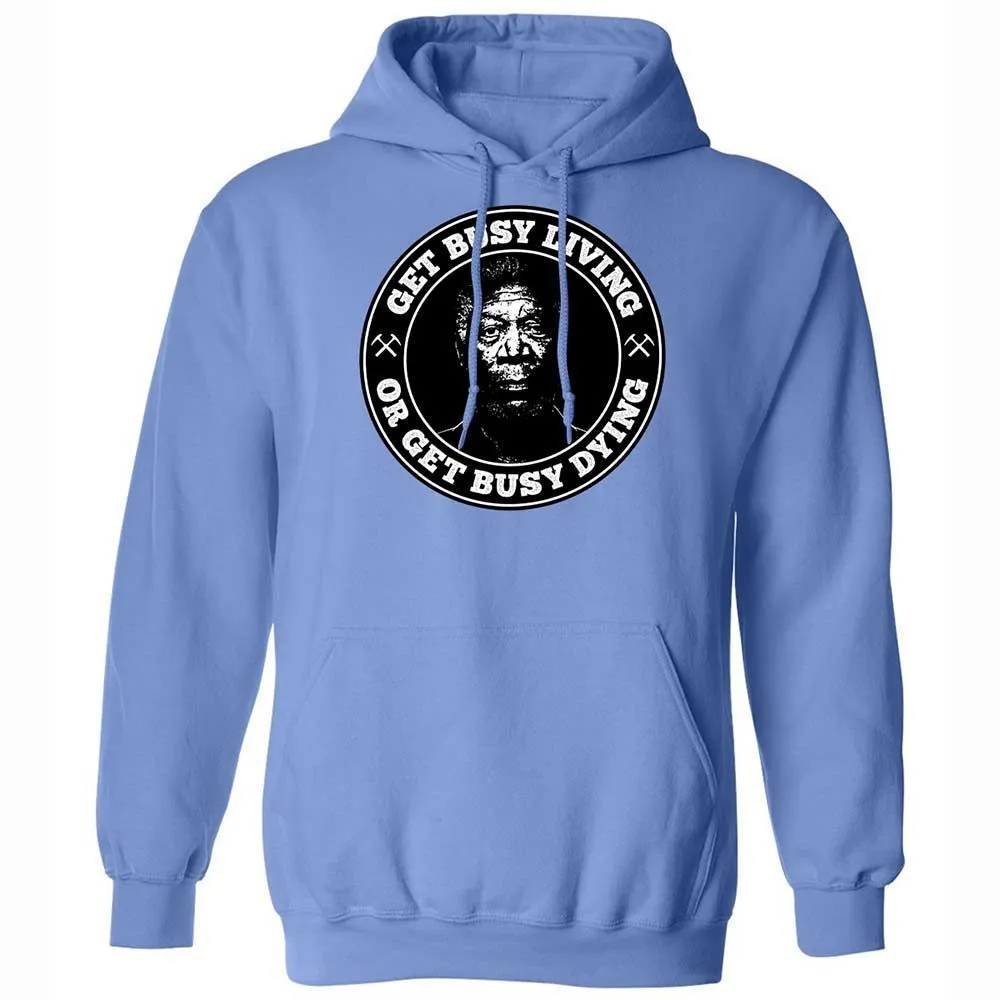 Get Busy Living or Get Busy Dying - Carolina Blue - 6