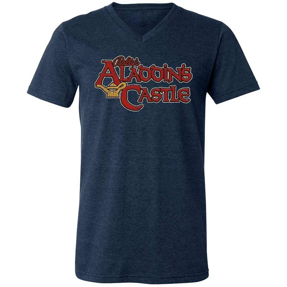 Unisex V-Neck T-Shirt - CSGHZG2A - Heather Navy - 3