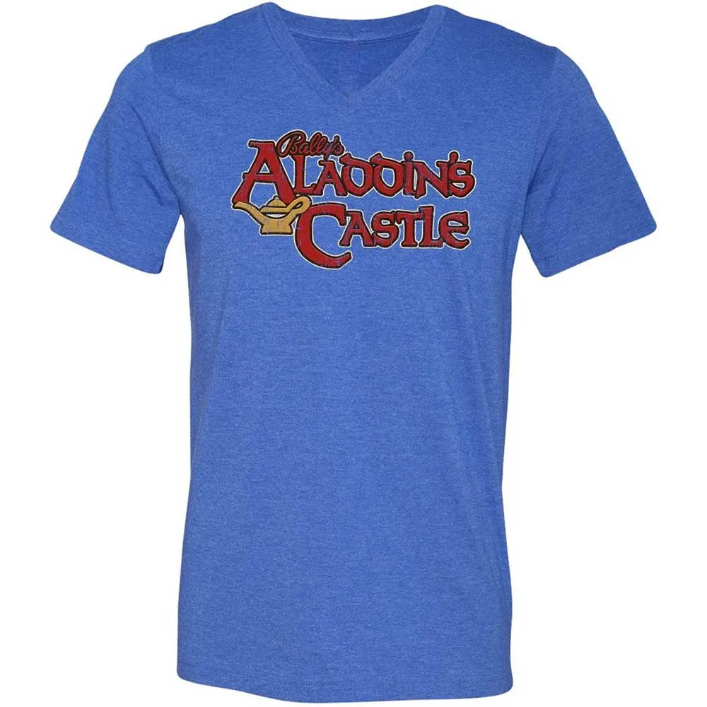 Unisex V-Neck T-Shirt - CSGHZG2A - Heather True Royal - 5