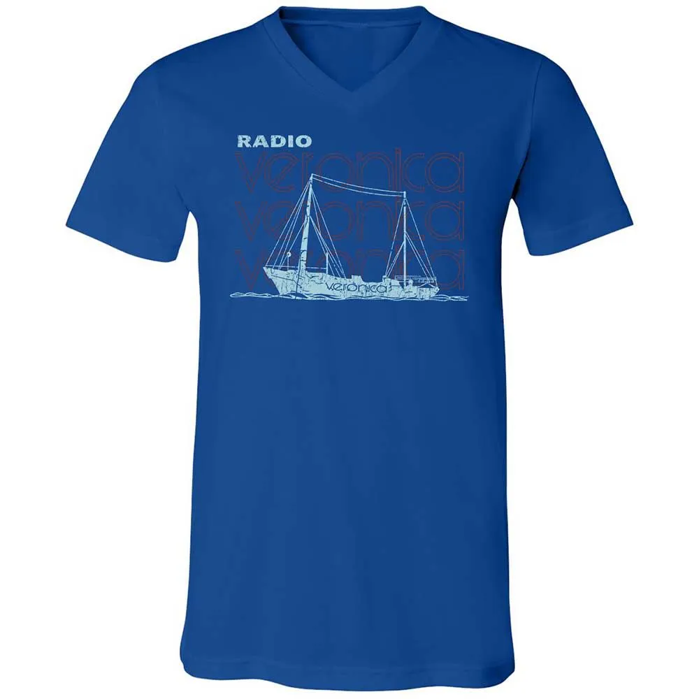 Unisex V-Neck T-Shirt - U833E2CL - True Royal - 4