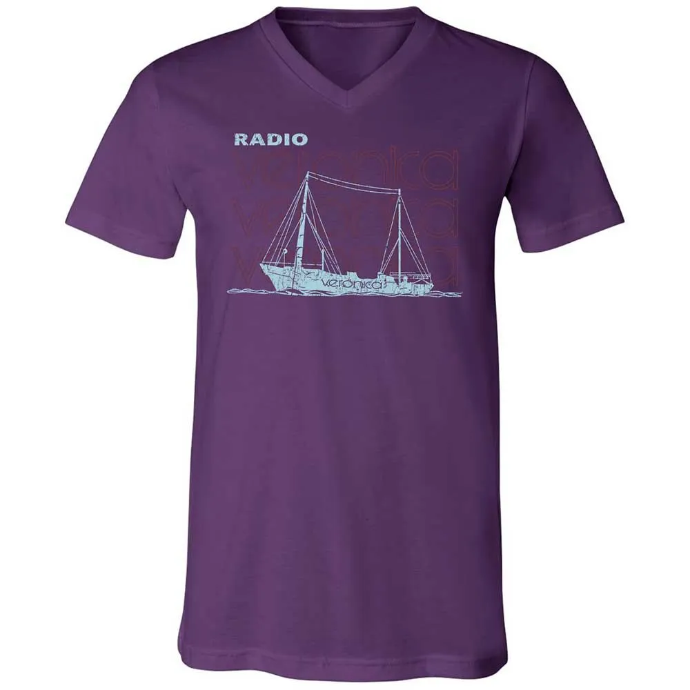 Unisex V-Neck T-Shirt - U833E2CL - Team Purple - 10