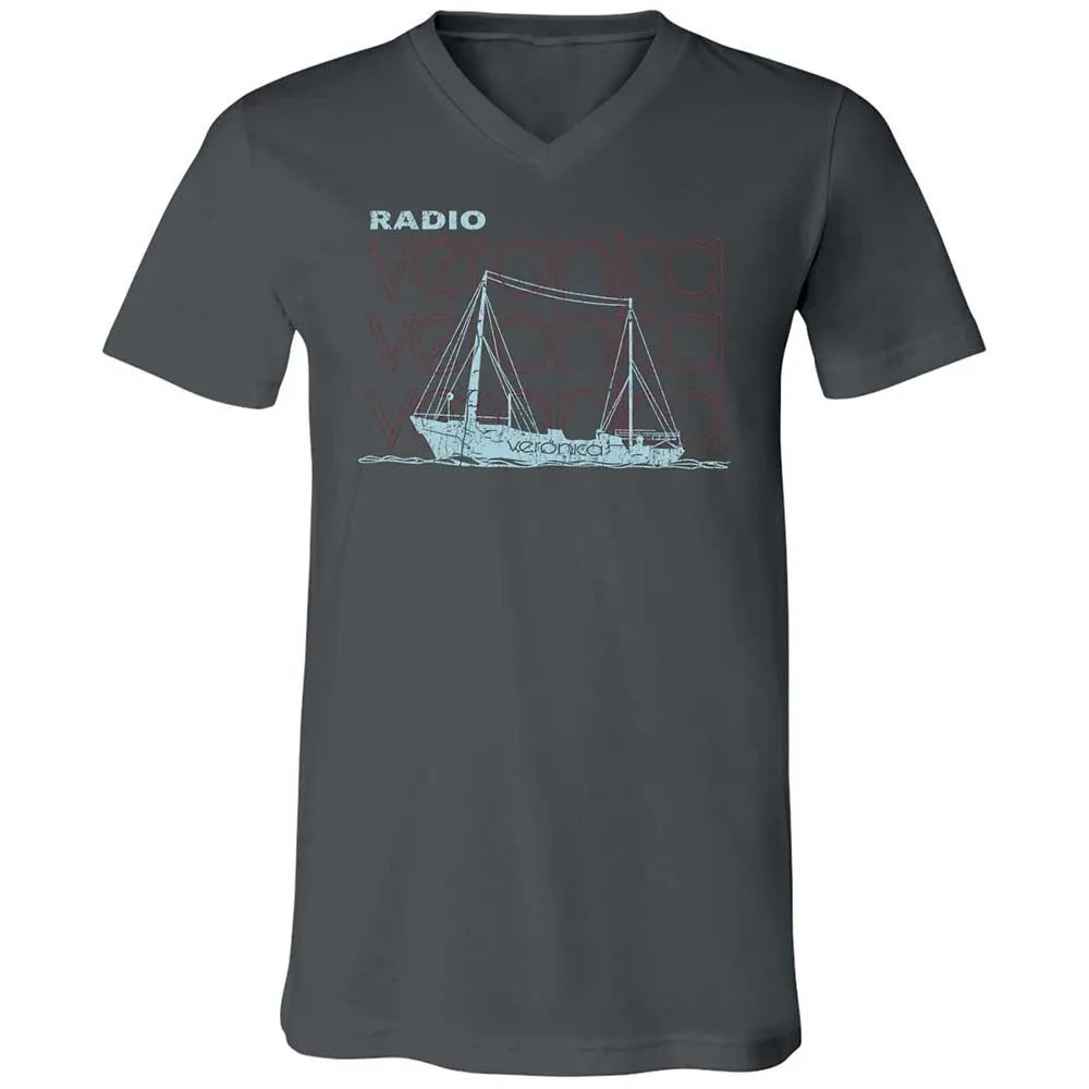 Unisex V-Neck T-Shirt - U833E2CL - Asphalt - 13