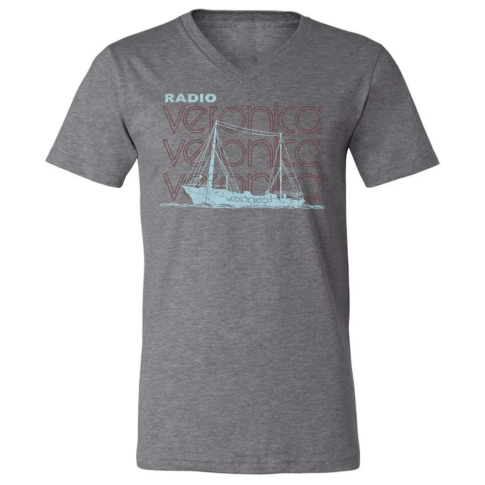 Unisex V-Neck T-Shirt - U833E2CL - Deep Heather - 14