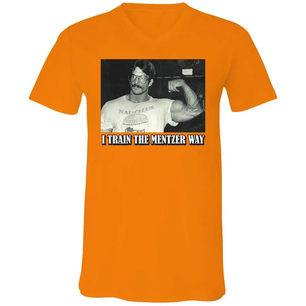Unisex V-Neck T-Shirt - U28ZYD3U - Orange - 12