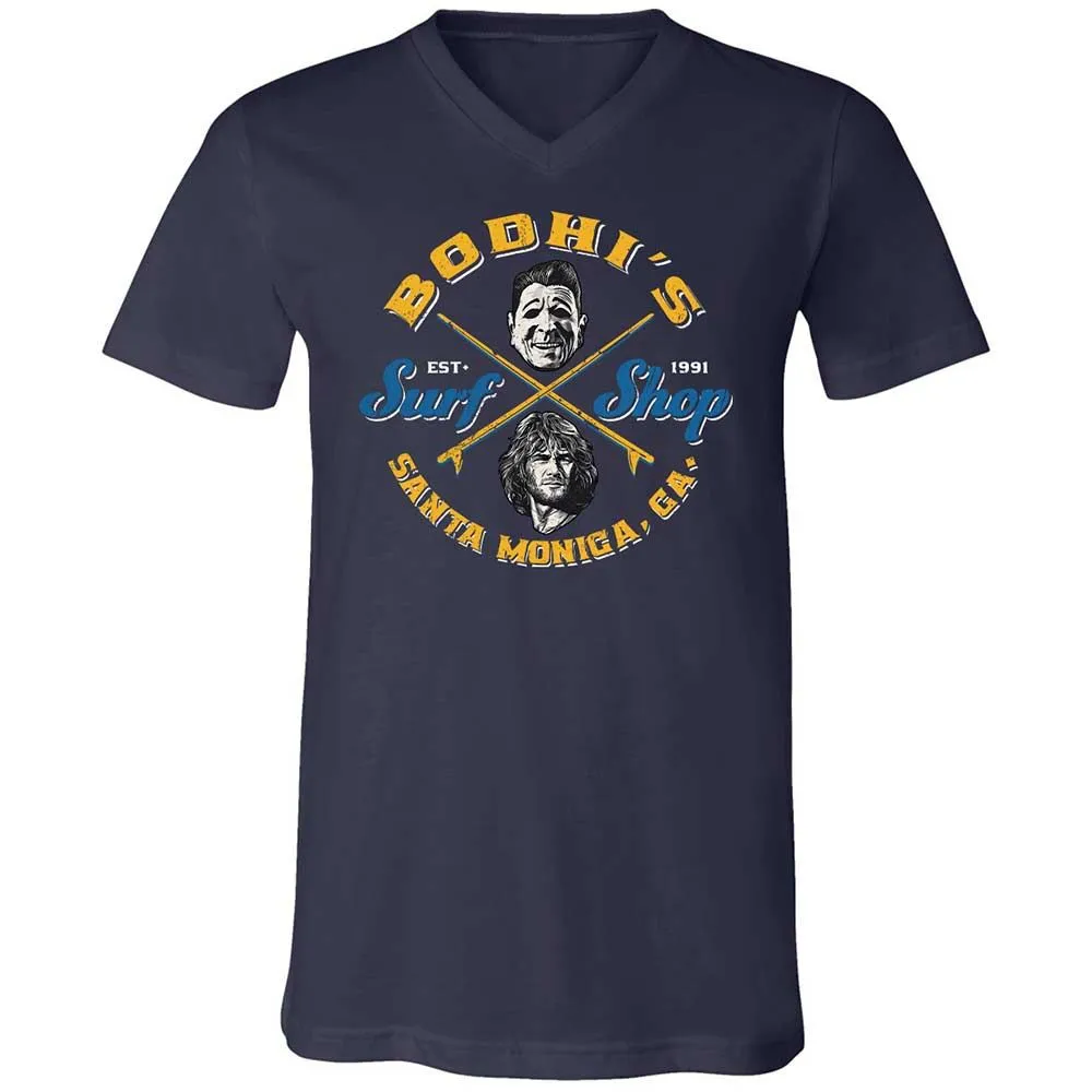 Unisex V-Neck T-Shirt - E9SJ7GZC - Navy - 2