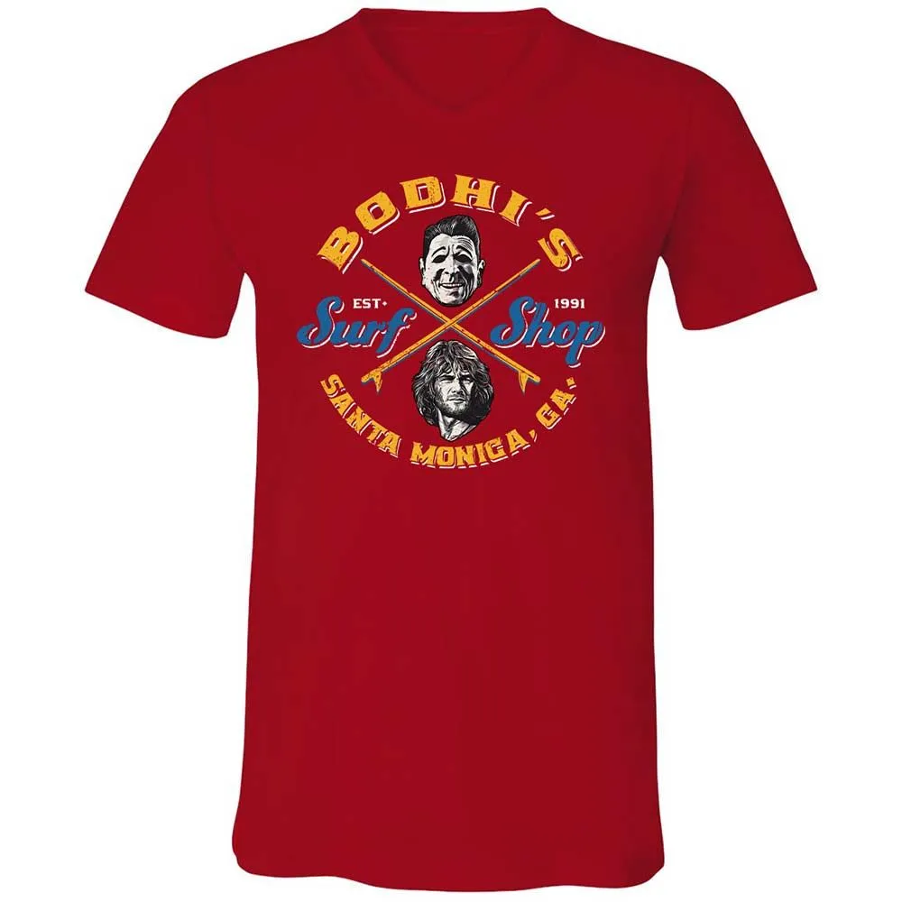Unisex V-Neck T-Shirt - E9SJ7GZC - Red - 6