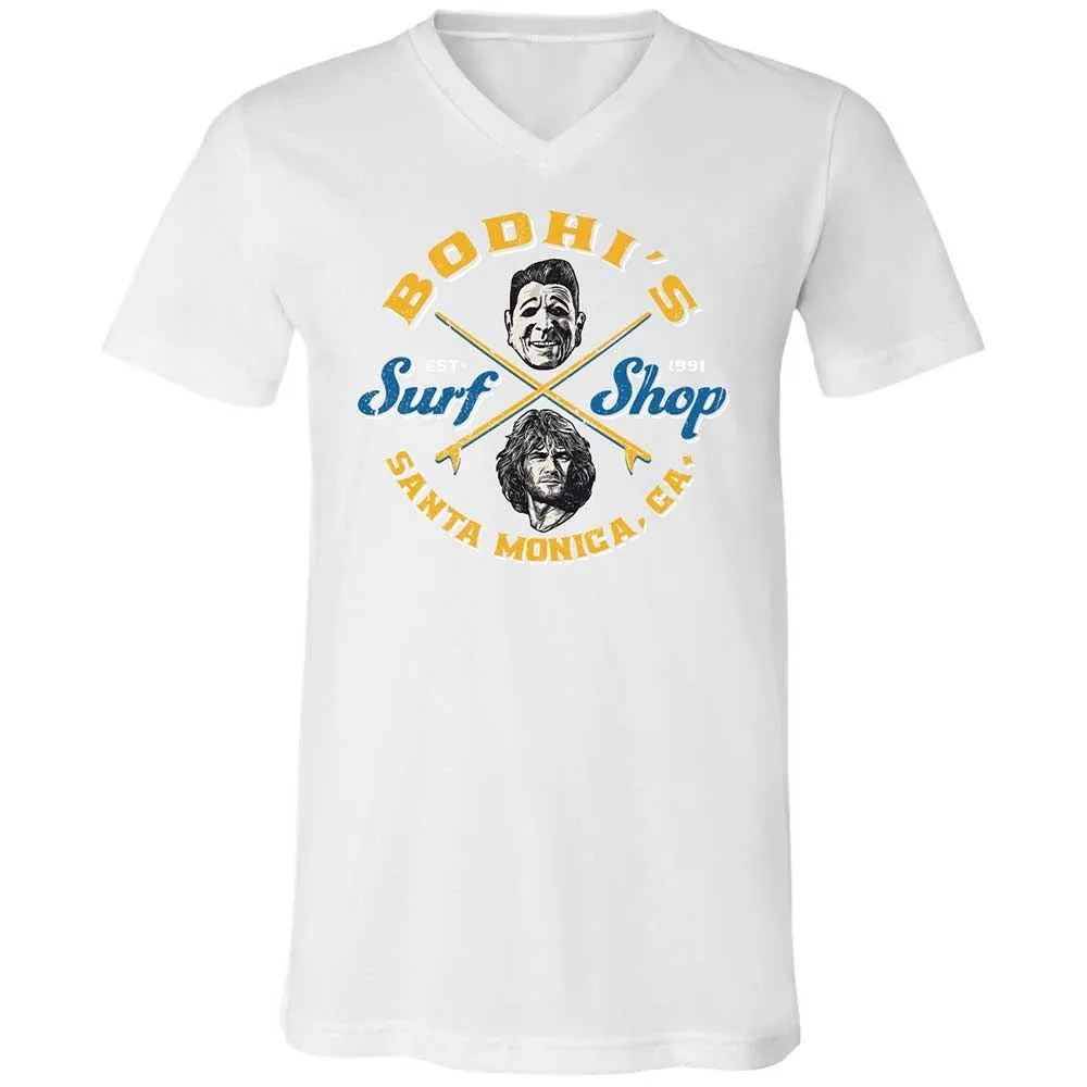 Unisex V-Neck T-Shirt - E9SJ7GZC - White - 16