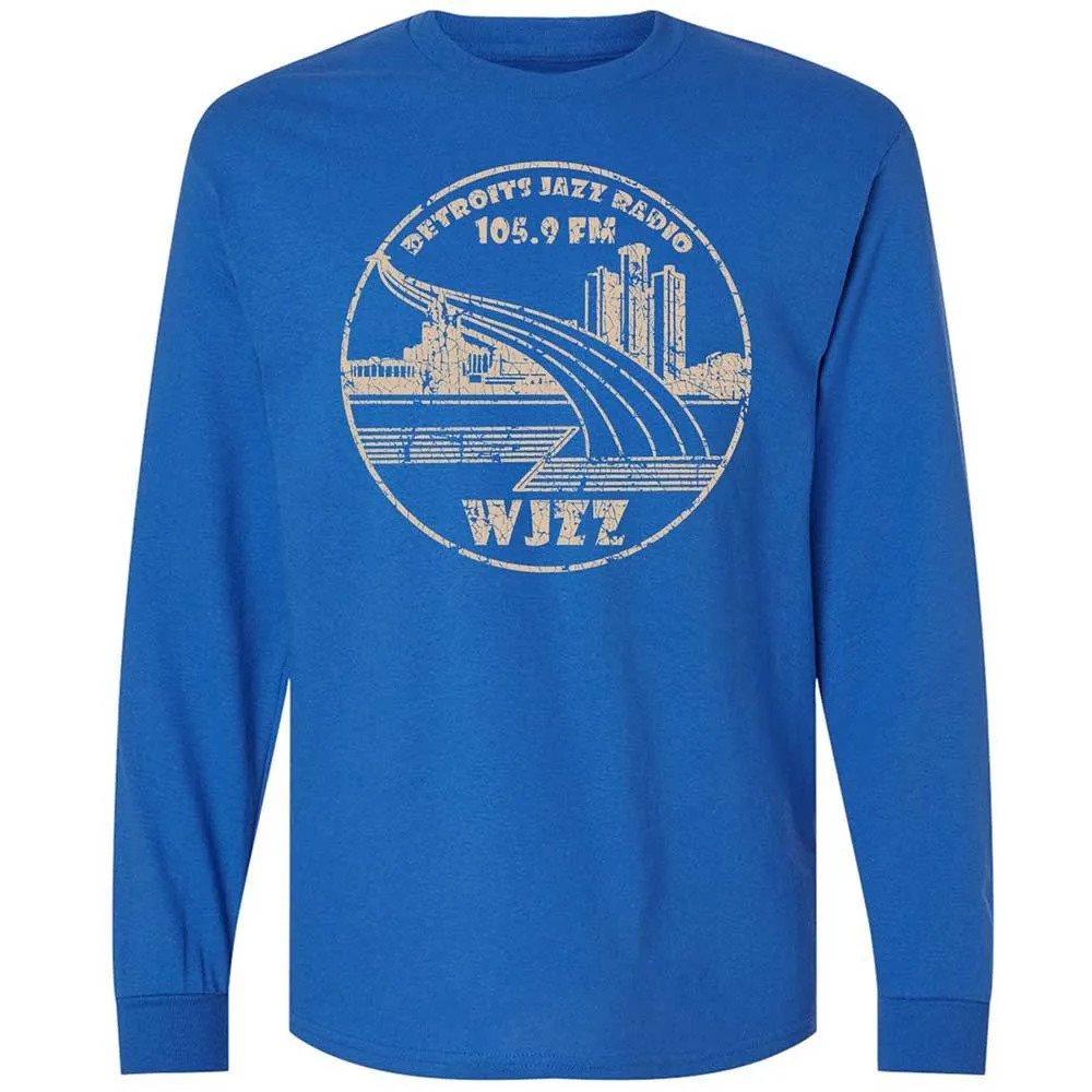 Long Sleeve T-Shirt - ZJ4C6XZJ - Royal - 3