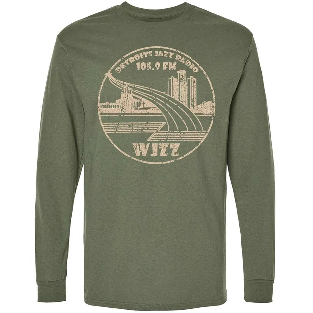 Long Sleeve T-Shirt - ZJ4C6XZJ - Military Green - 9