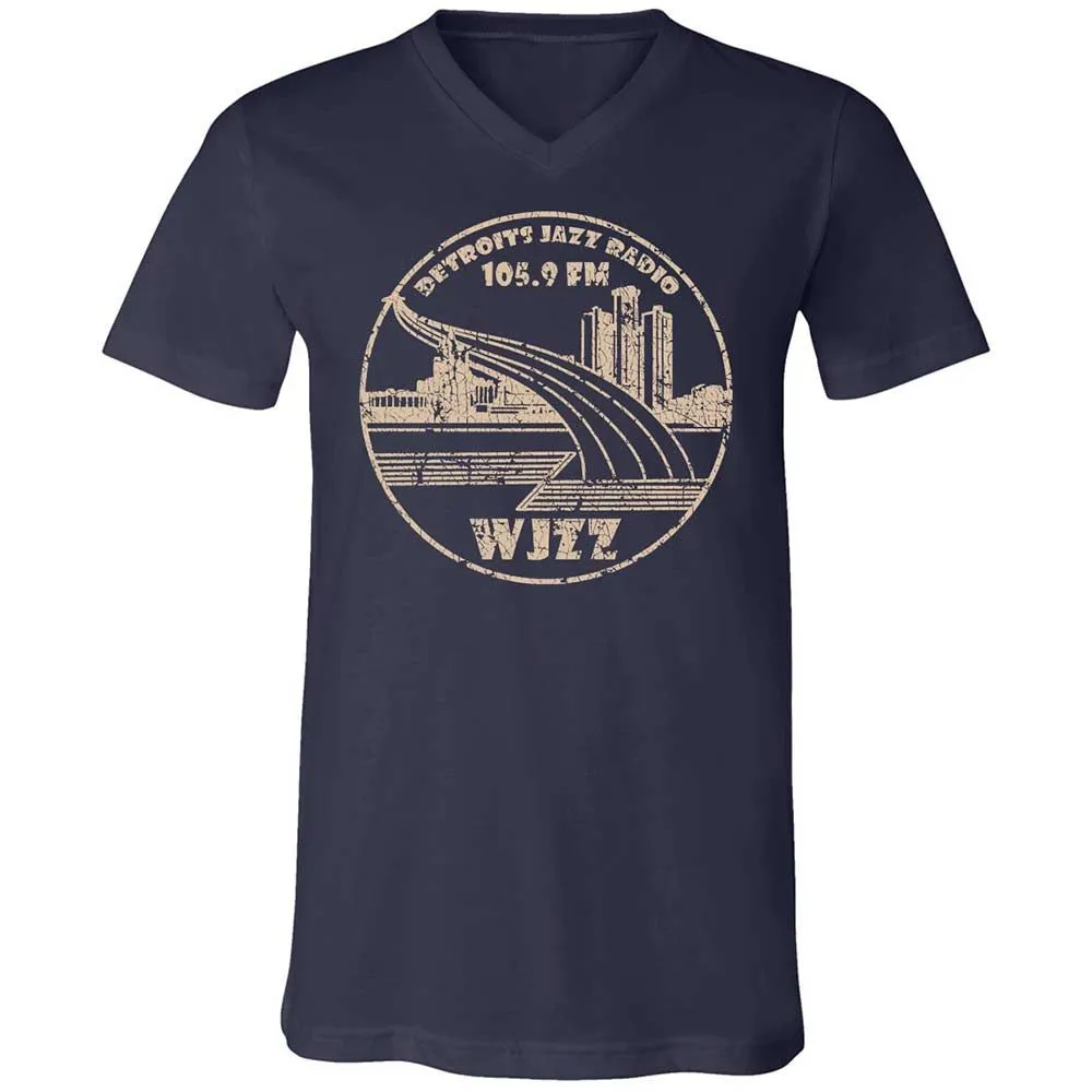 Unisex V-Neck T-Shirt - 7NWAS2FT - Navy - 2