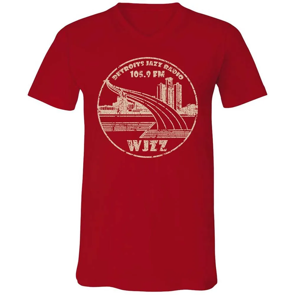 Unisex V-Neck T-Shirt - 7NWAS2FT - Red - 6