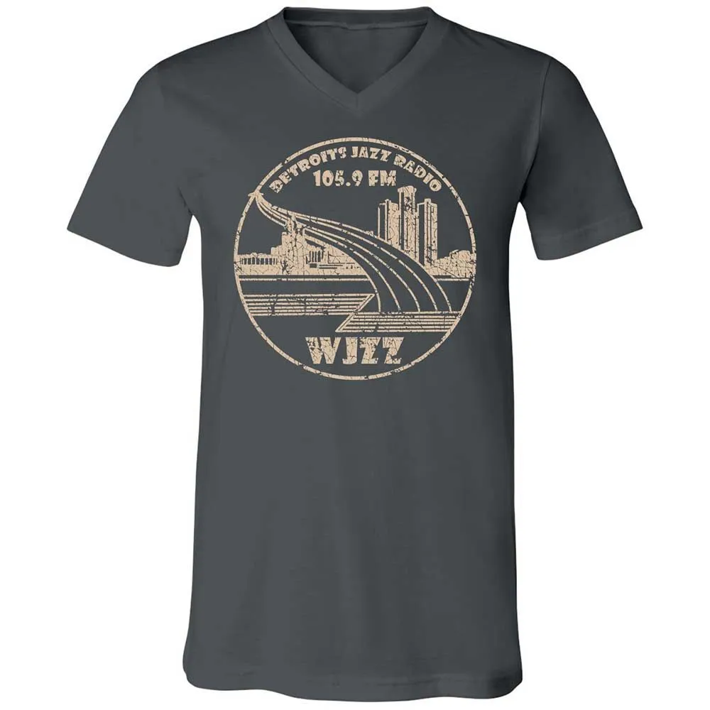 Unisex V-Neck T-Shirt - 7NWAS2FT - Asphalt - 13