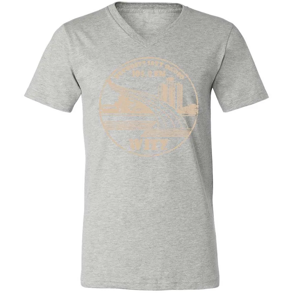 Unisex V-Neck T-Shirt - 7NWAS2FT - Athletic Heather - 15
