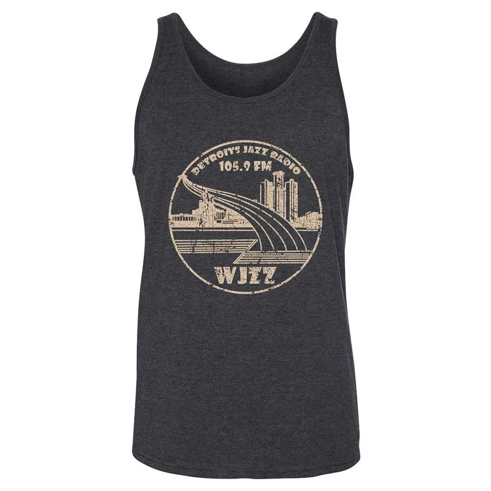 Unisex Jersey Tank - E1G4CUW4 - Dark Grey Heather - 5