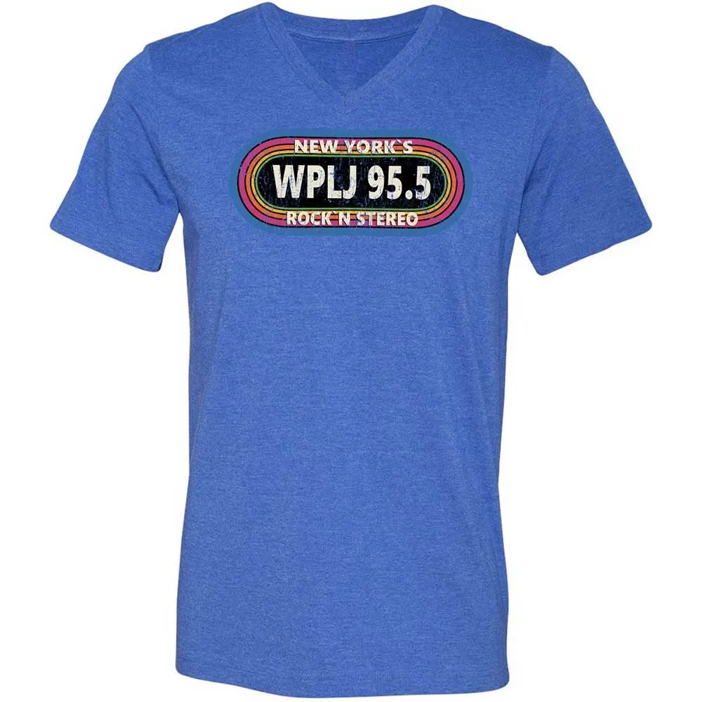 Unisex V-Neck T-Shirt - XNZBBGN7 - Heather True Royal - 5