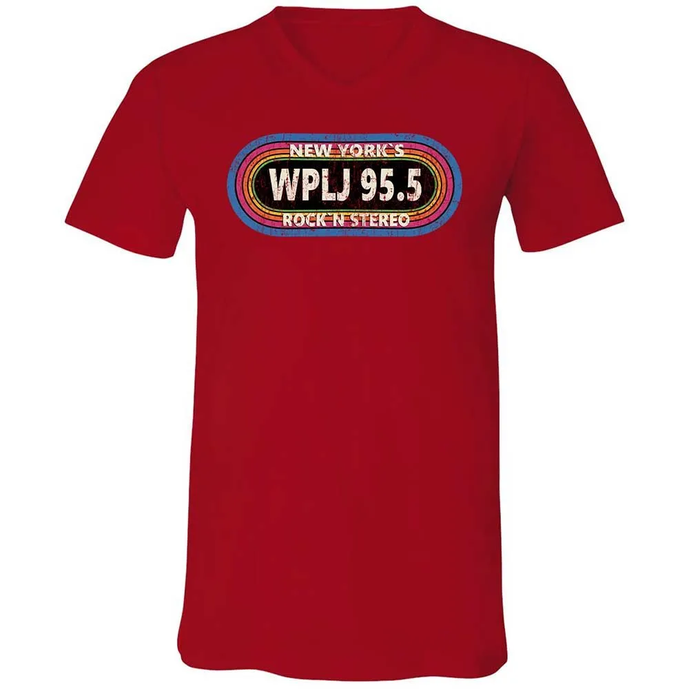 Unisex V-Neck T-Shirt - XNZBBGN7 - Red - 6