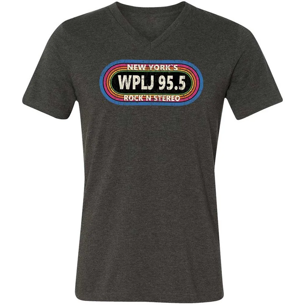 Unisex V-Neck T-Shirt - XNZBBGN7 - Dark Grey Heather - 9