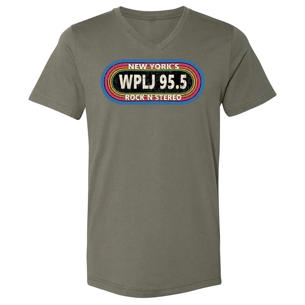 Unisex V-Neck T-Shirt - XNZBBGN7 - Military Green - 11