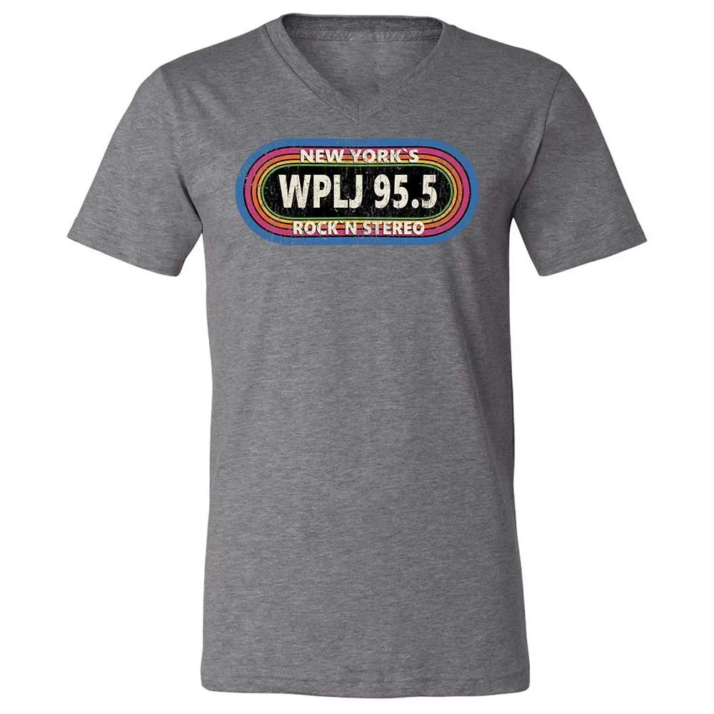 Unisex V-Neck T-Shirt - XNZBBGN7 - Deep Heather - 14