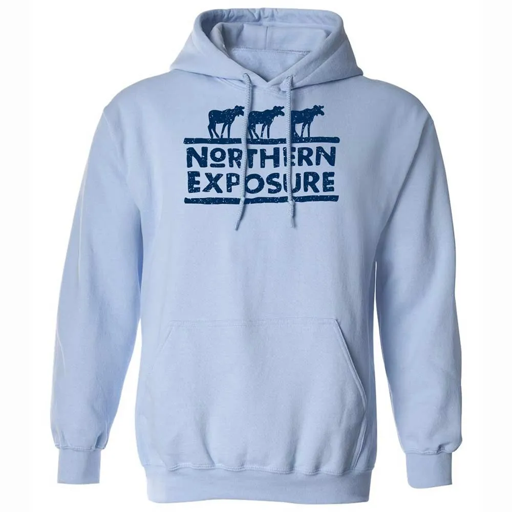 Classic Unisex Hoodie - WWSGM739 - Light Blue - 5